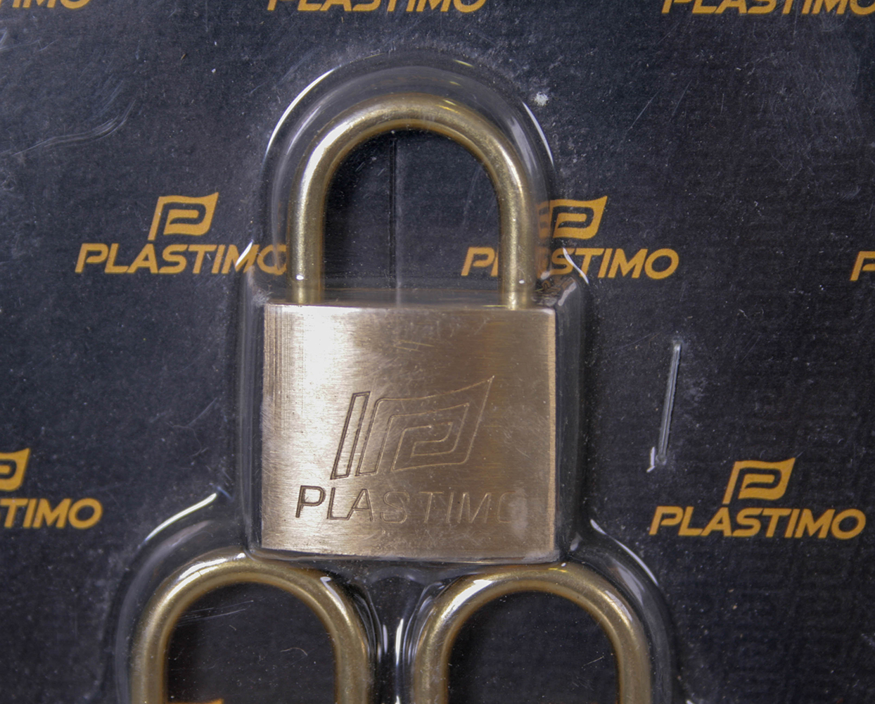 PLASTIMO 3 serrature 30MM 1 chiave PL29447