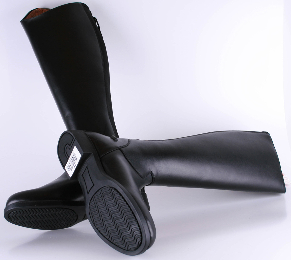 HKM Herren Reitstiefel Rimini Standardlänge Weite Schwarz 38