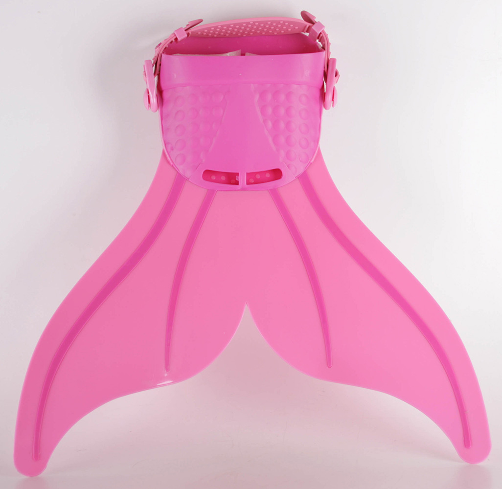 Monopalme Tail of Sirne Meerjungfrau Flosse Tauchflosse Schwimmen Pink one size
