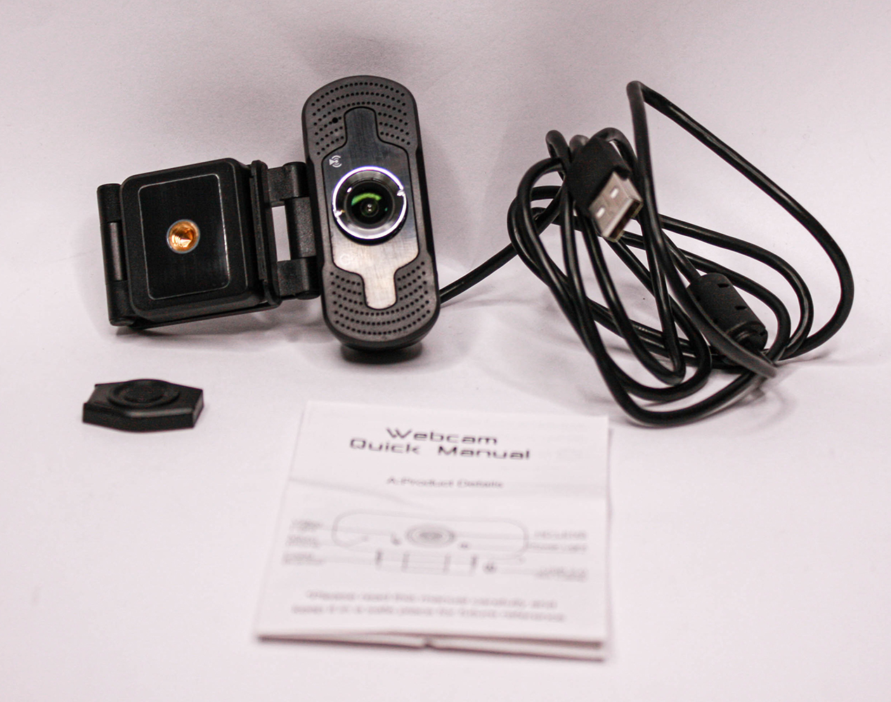 Cámara web TROPRO con micrófono, cámara de computadora Full HD 1080P USB PC Laptop Webcam
