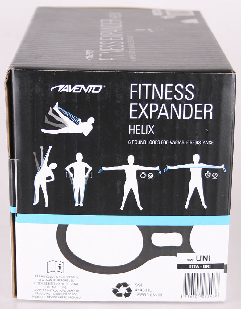 Avento Helix Fitness Band Farbe: Grey Größe one size 