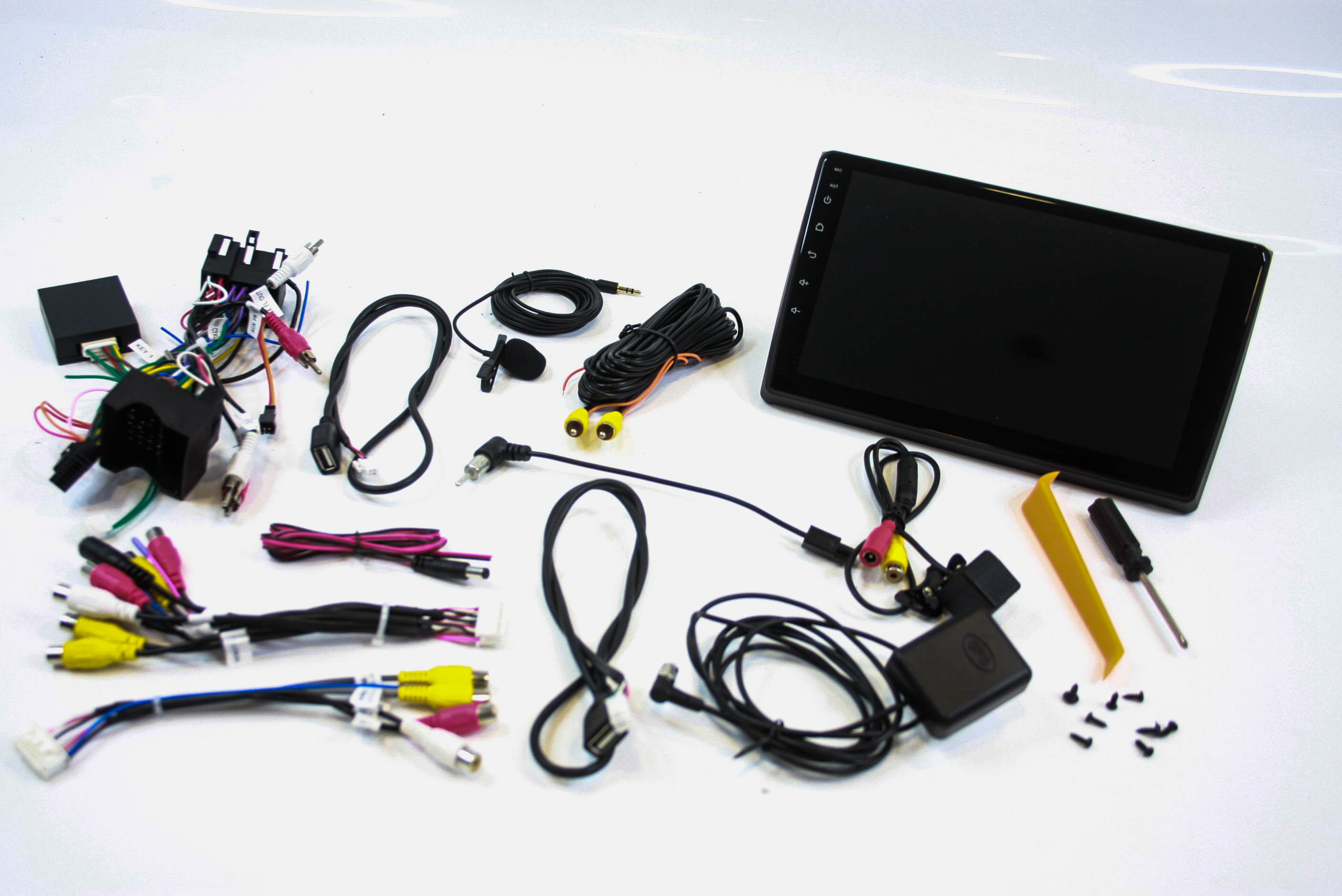 CAMECHO 9 Zoll Autoradio Navi Audi Din2 Mirror Link Bluetooth USB Rückfahrkamera